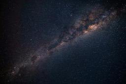 The night sky is full of stars, the Milky Way spans the entire image. - free wallpaper image